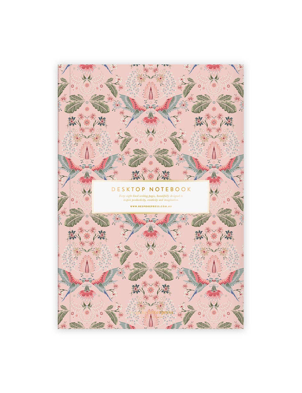 {Bespoke Letterpress} Desktop Notebook :: Lorikeets