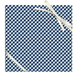 Navy Gingham Wrap