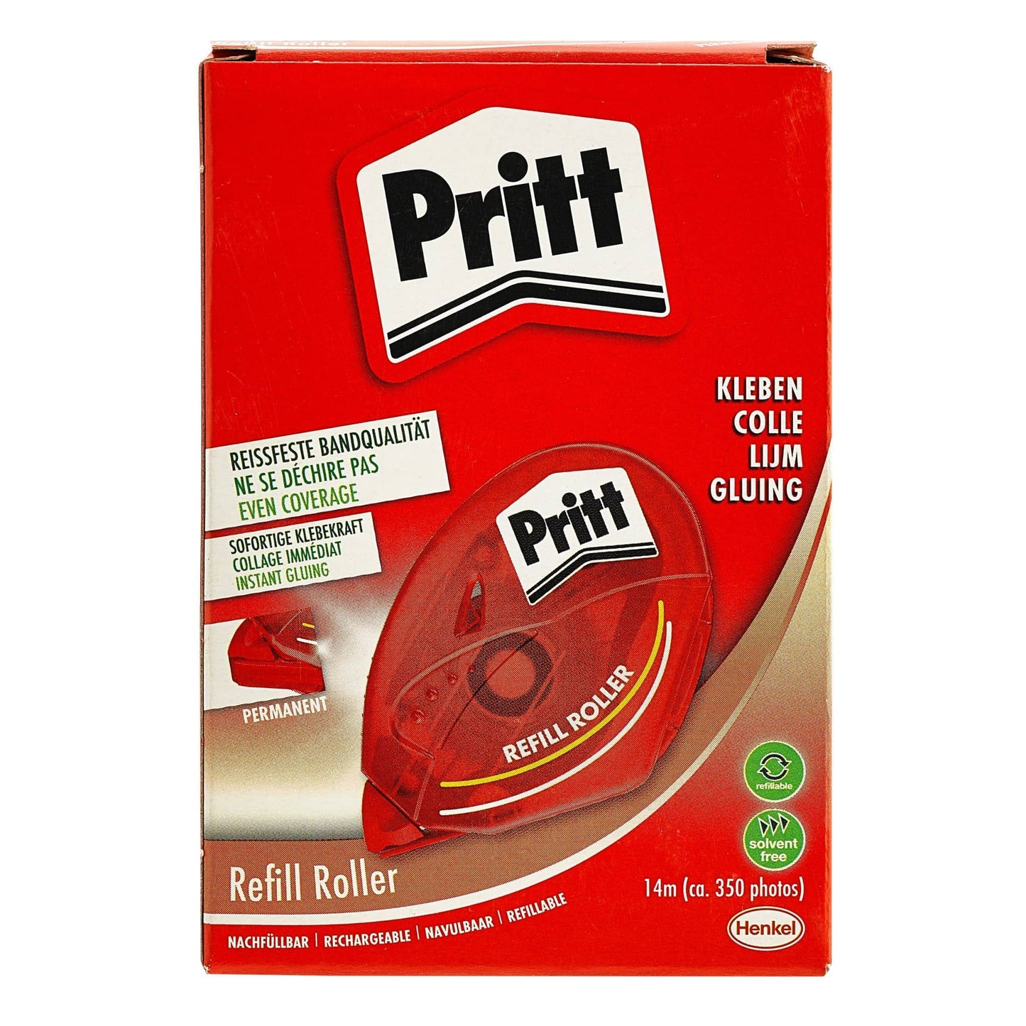 Pritt Refillable Glue Roller Perm 8.4mm x 14m
