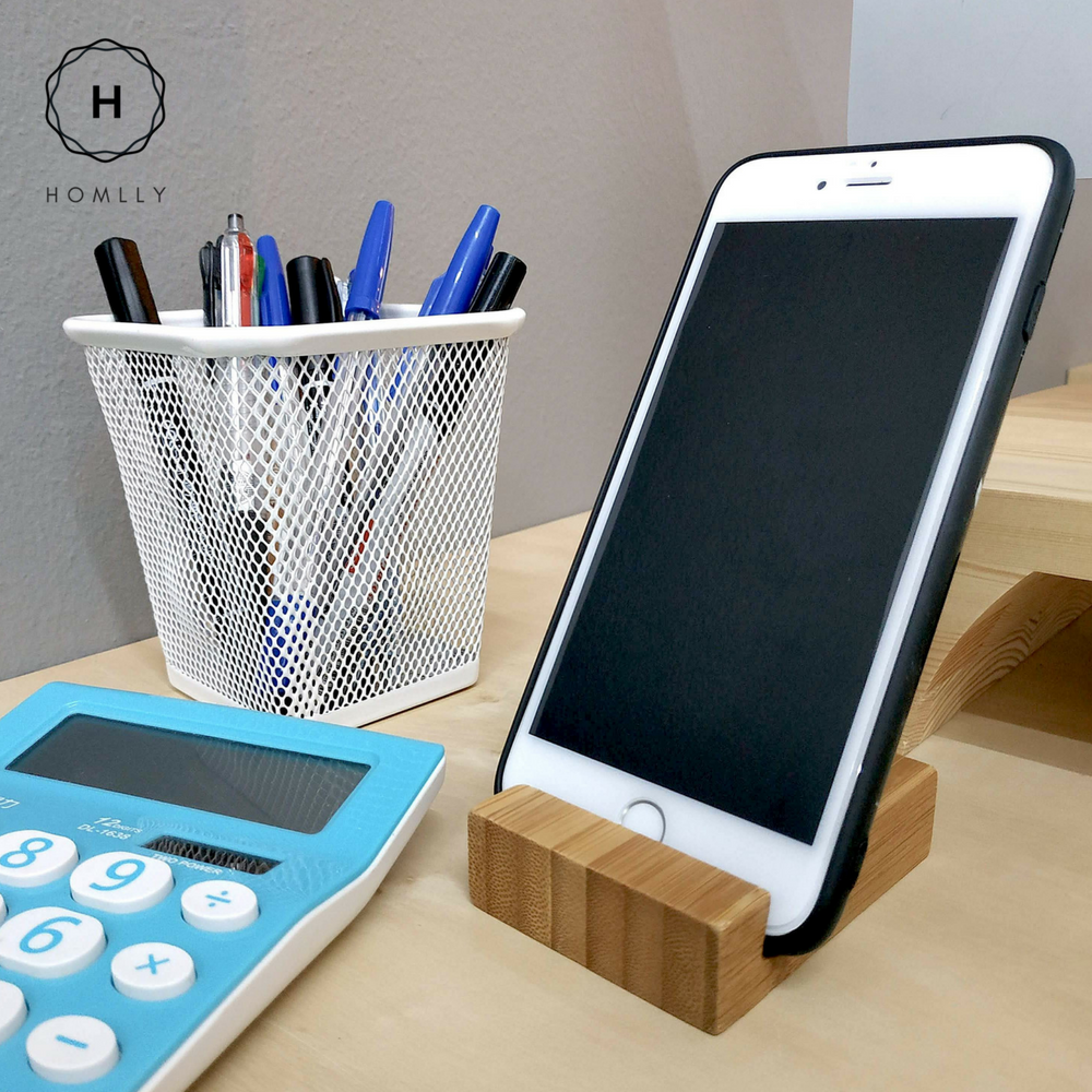 Homlly Woodi Handphone Dock stand