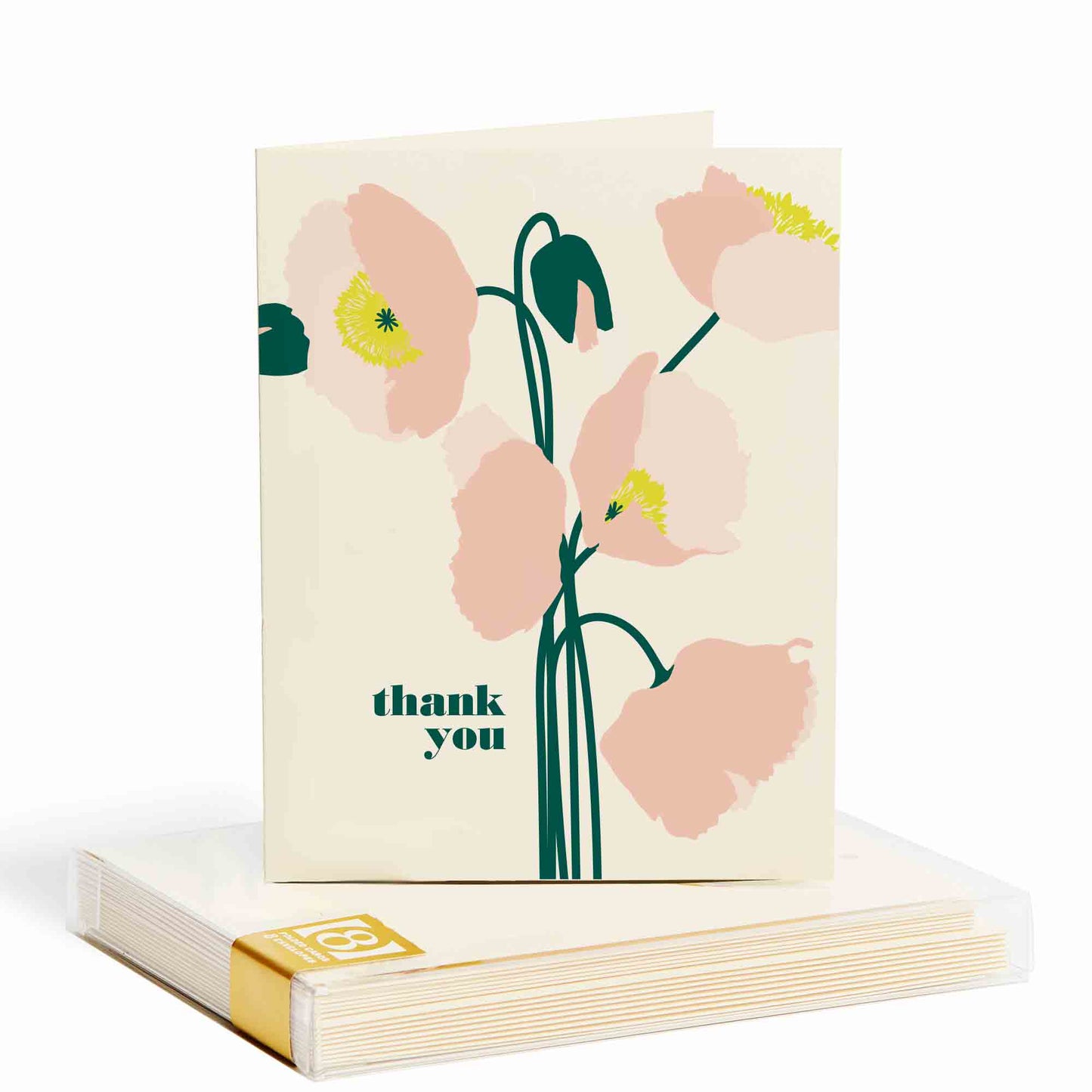 {Snow & Graham} Thank You Notecards :: Icelandic Poppies :: Set of 8