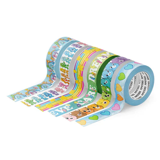 {Pipsticks} Washi Tape Rolls :: Care Bears Rainbow :: Set of 6