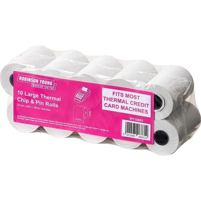 Large Chip & Pin Rolls 7xmm 10x10pk