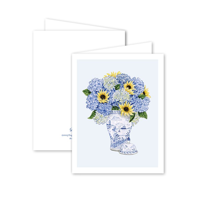 Captain's Corner Floral Notecard Set