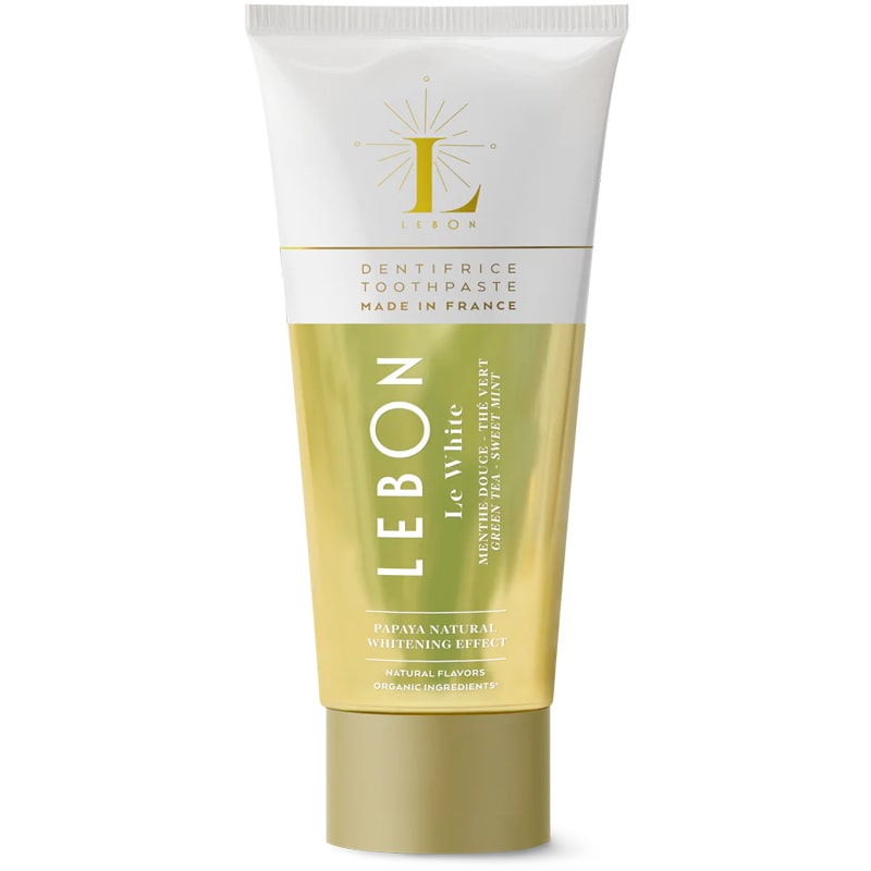 Lebon Le White – Green Tea + Sweet Mint Organic Toothpaste (12 ml)
