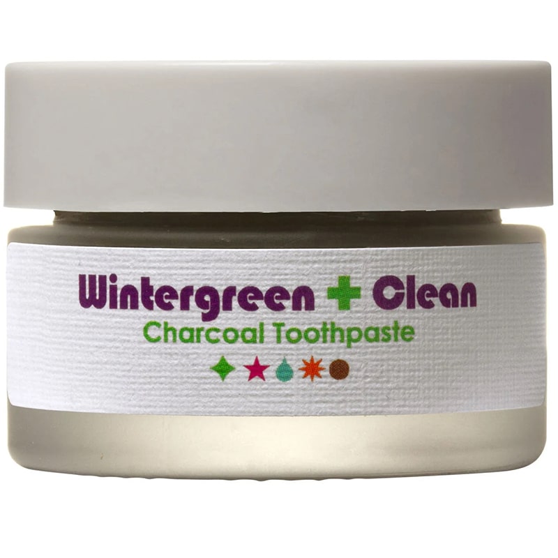 Living Libations Wintergreen Clean Activated Charcoal Toothpaste (15 ml)