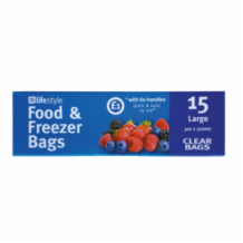Lifestyle Food Bags Large 6x15's