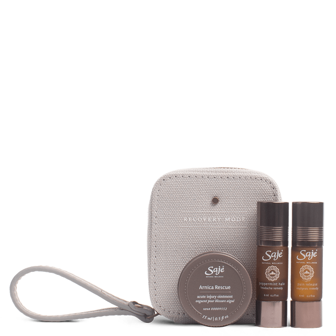 Saje Natural Wellness Recovery Mode Halo Pain Relieving Kit Arnica 3pcs NEW