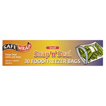 Snap & Seal Food Bags xcm 4x30's