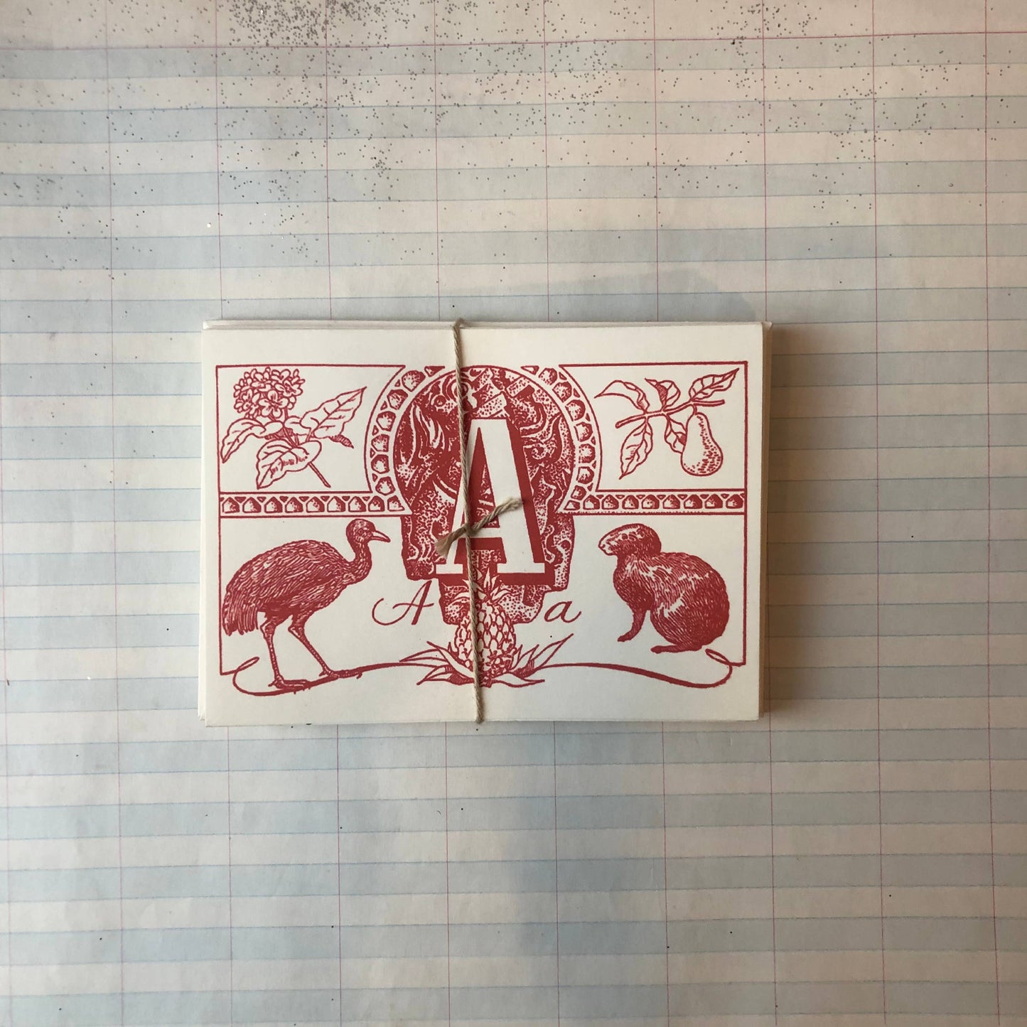 {Parcel} Spanish Monogram Notecards :: A