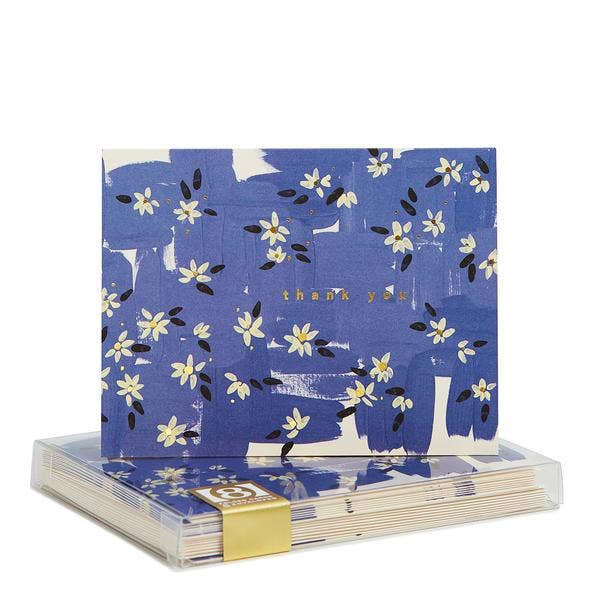 {Snow & Graham} Thank You Notecards :: Blue Babbington :: Set of 8