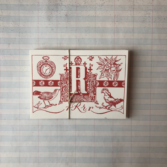 {Parcel} Spanish Monogram Notecards :: R