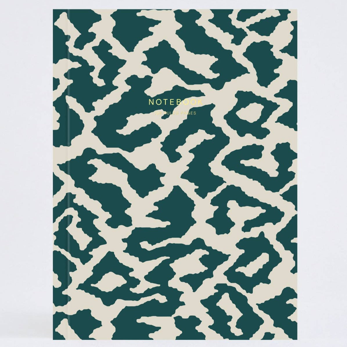 Dark Green Weave Layflat Notebook