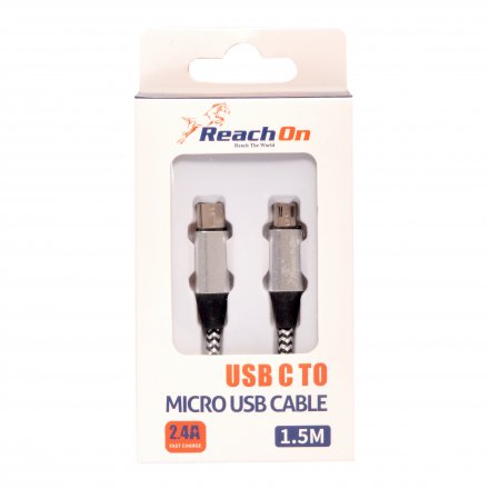 Type C To Micro Usb Cable 5x1.5M