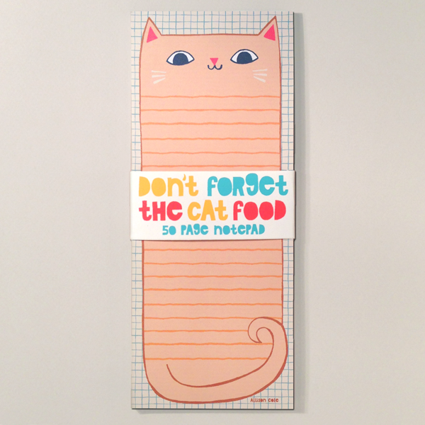 {Allison Cole} Don't Forget the Catfood Notepad