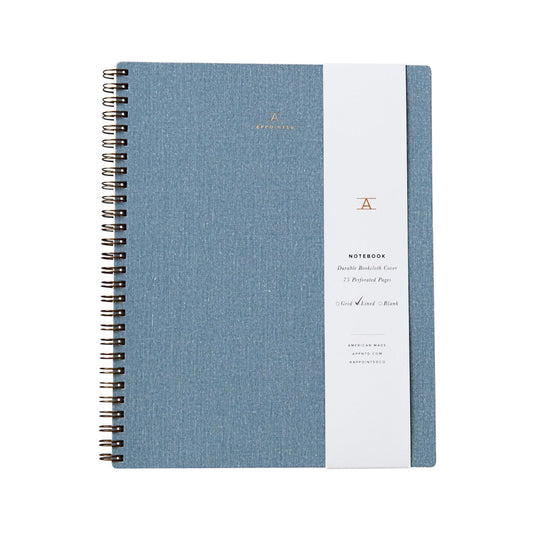 Appointed Chambray Blue Notebook