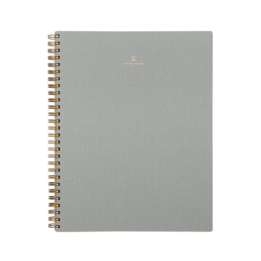 Appointed Dove Grey Notebook