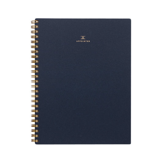 Appointed Navy Notebook