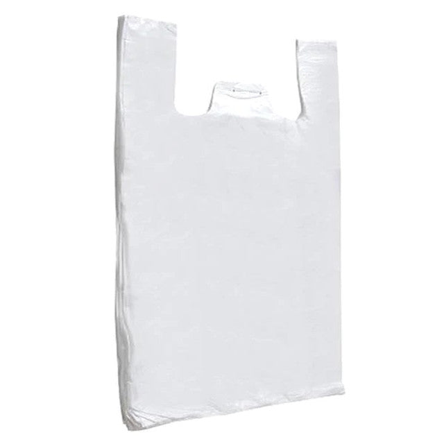 Leo Heavy Duty Jumbo Vest Carrier Bag 10x100s