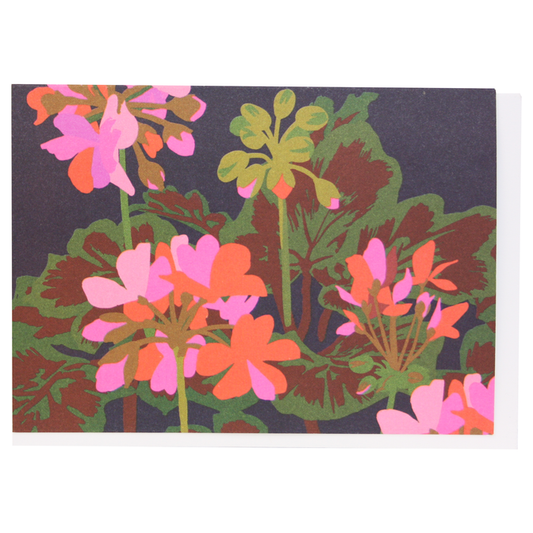 {Smudge Ink} Boxed Notecards :: Geraniums :: Set of 10