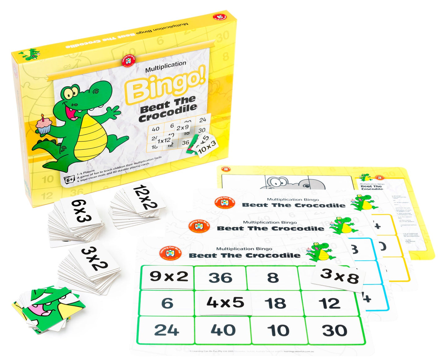 Edvantage - Beat the Crocodile Bingo (Multiplication)