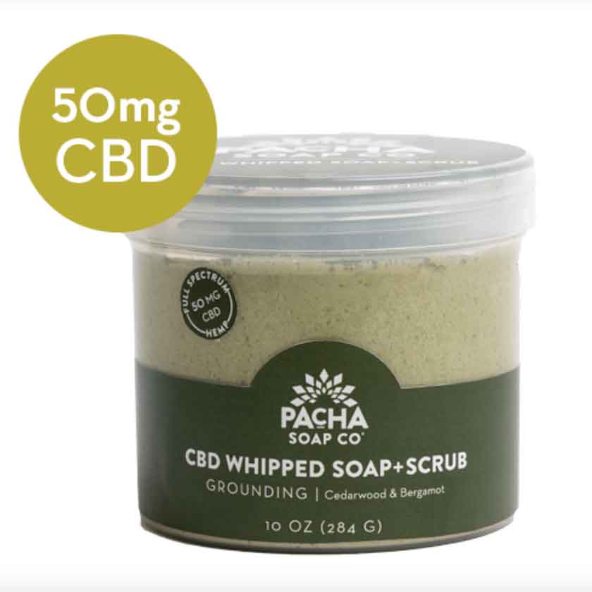 CBD Grounding Whipped Soap - 10oz - Pacha