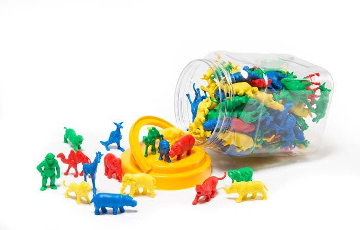 Edvantage - Counters Wild Animal Jar of 40pcs