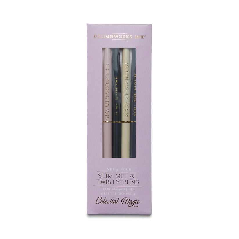 Twisty Slim Meal Pen Set - Set of 4 | Celestial