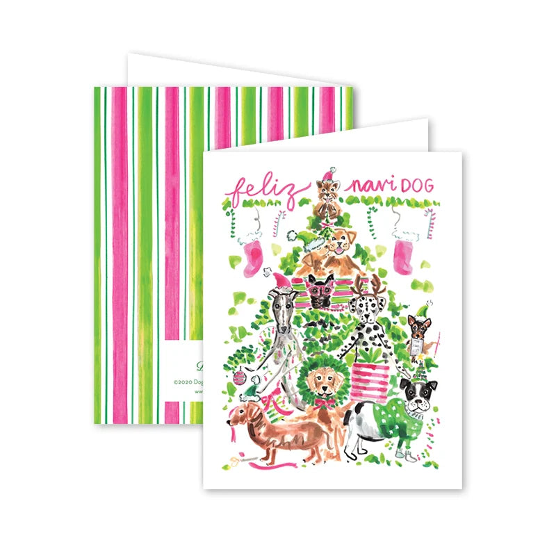 {Dogwood Hill} Feliz Navidog Holiday Notecards :: Set of 8