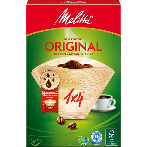 Melitta Original Coffe Filters 18x40's