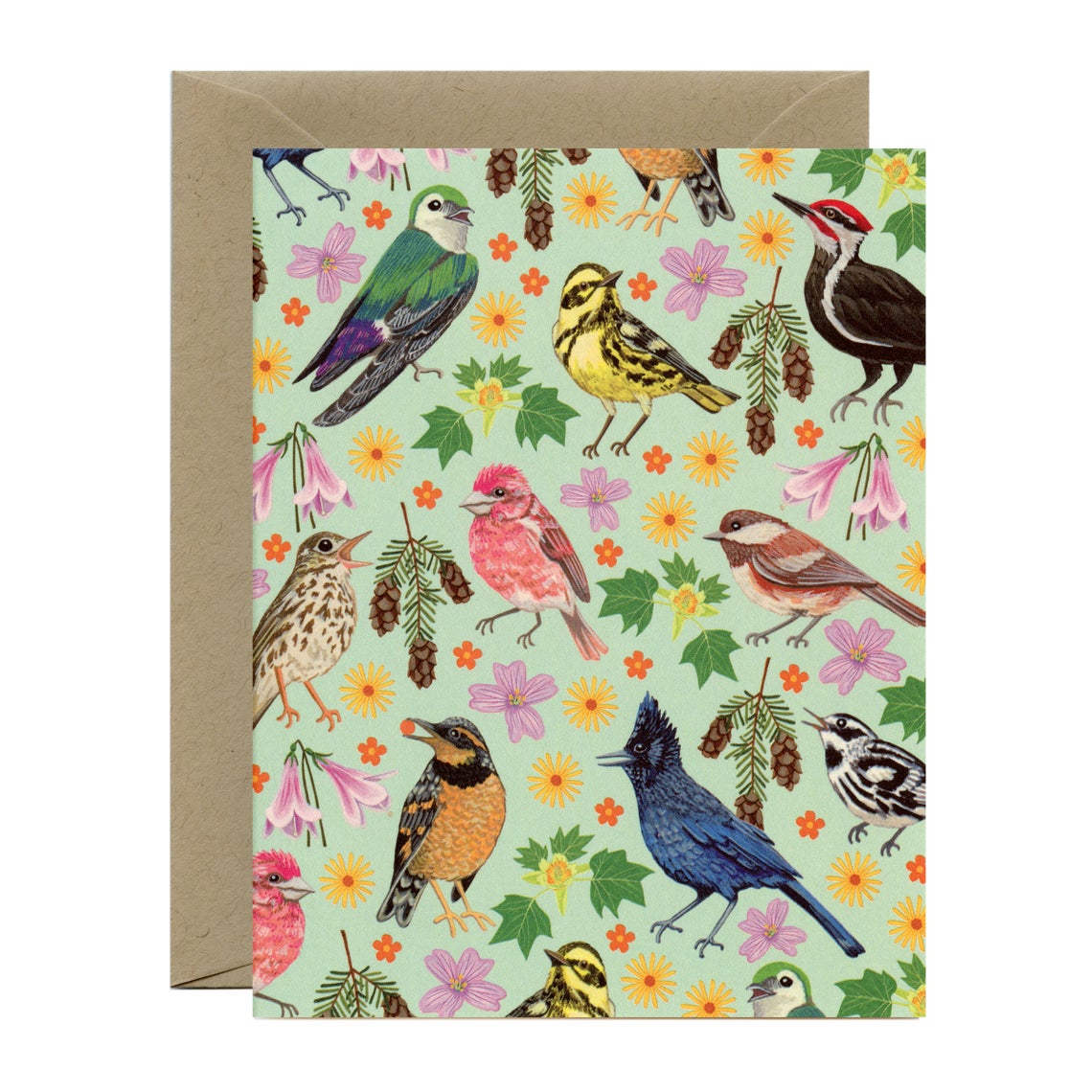 {Yeppie Paper} Forest Birds Thank You Notes :: Set of 8