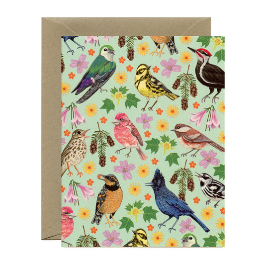 {Yeppie Paper} Forest Birds Thank You Notes :: Set of 8