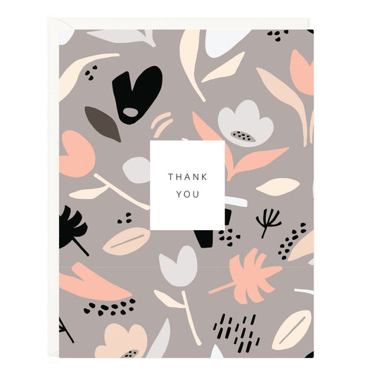 {Ramona & Ruth} Thank You Floral Notecards :: Set of 6