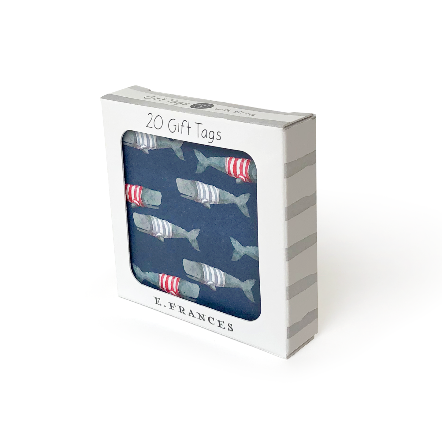 {E. Frances Paper} Gift Tags Set :: Set of 20 :: Swimming Frankie