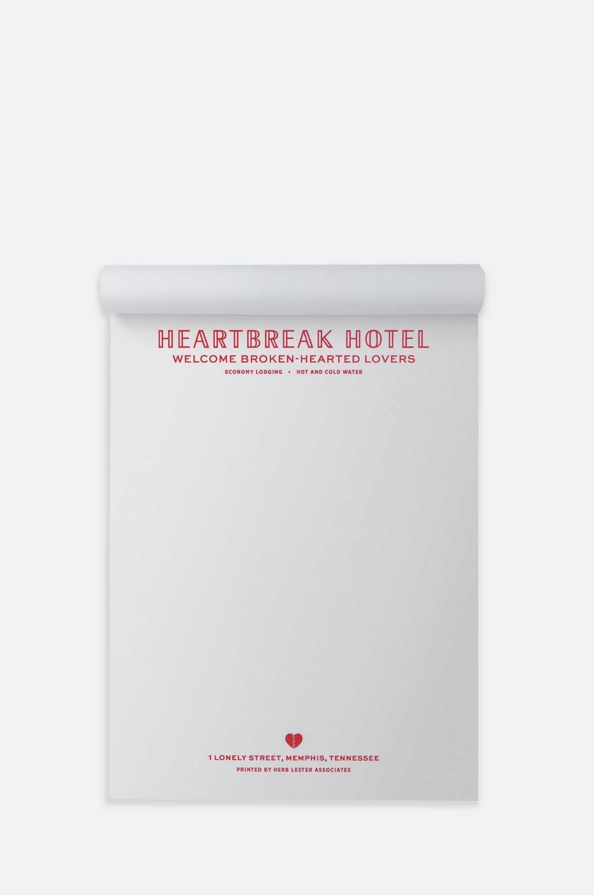Heartbreak Hotel Notepad