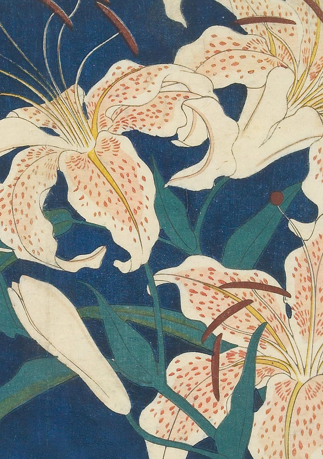 {Ingram} Hiroshige Spotted Lilies Dotted Notebook