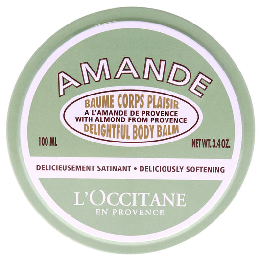 Almond Delightful Body Balm by LOccitane for Unisex 3.4 oz Balm