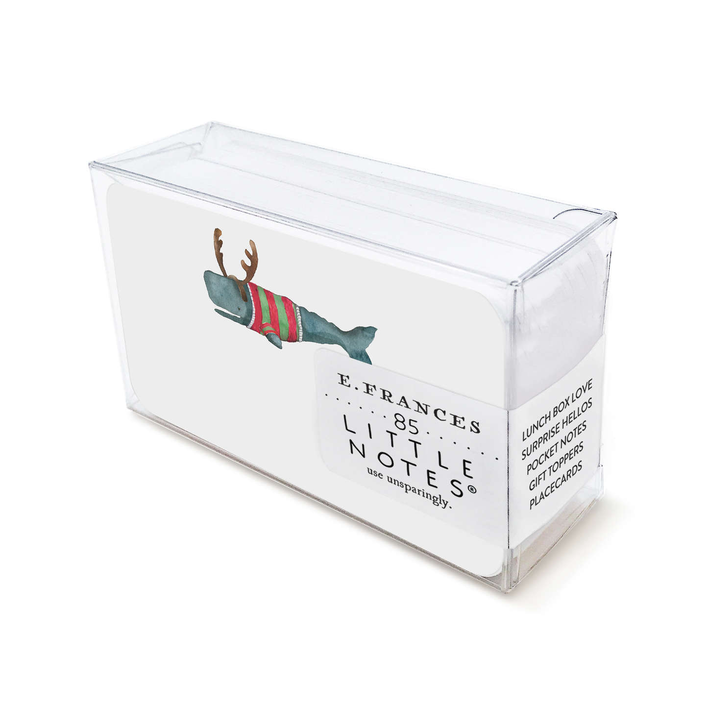 {E. Frances Paper} 85 Little Notes :: Festive Frankie Whale