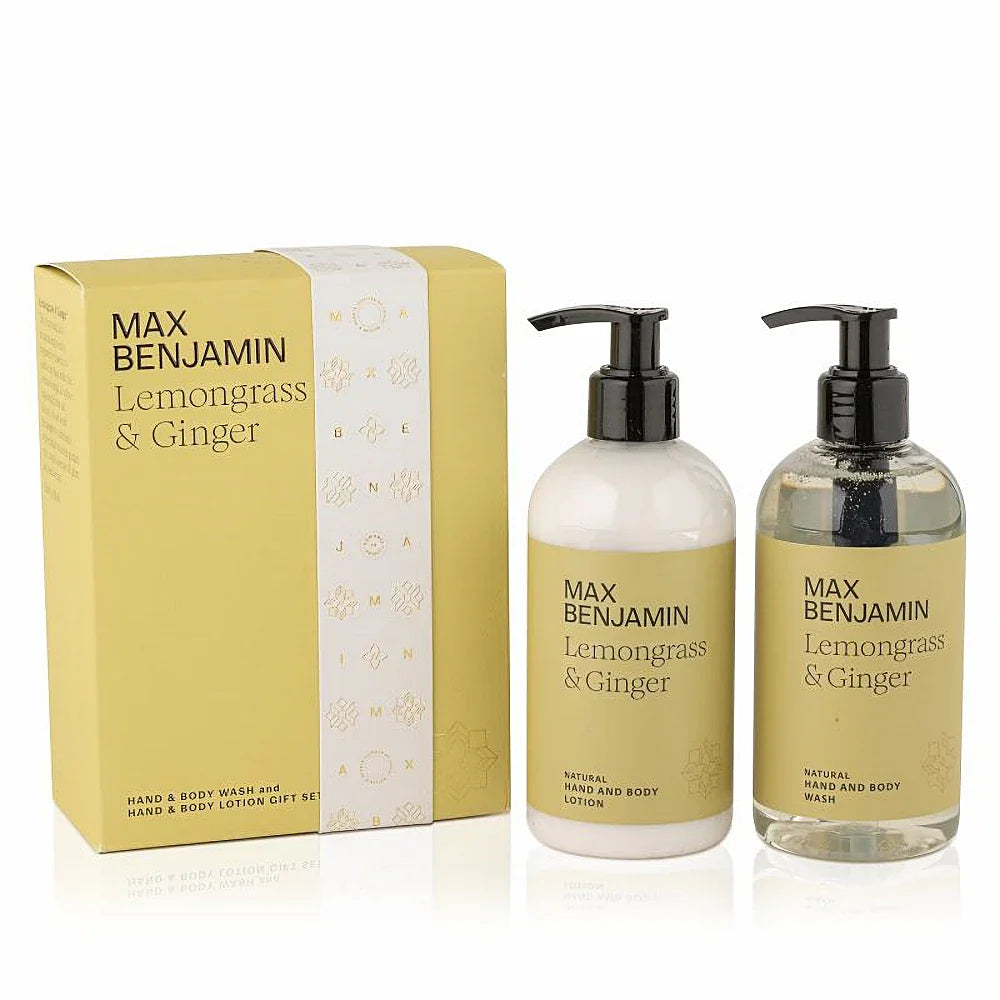 Max Benjamin Lemongrass & Ginger Wash & Lotion Gift Set