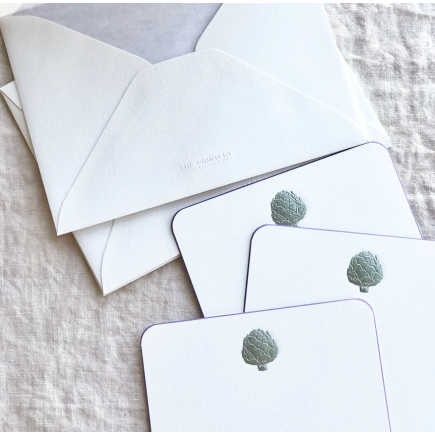 Note Cards - Artichoke