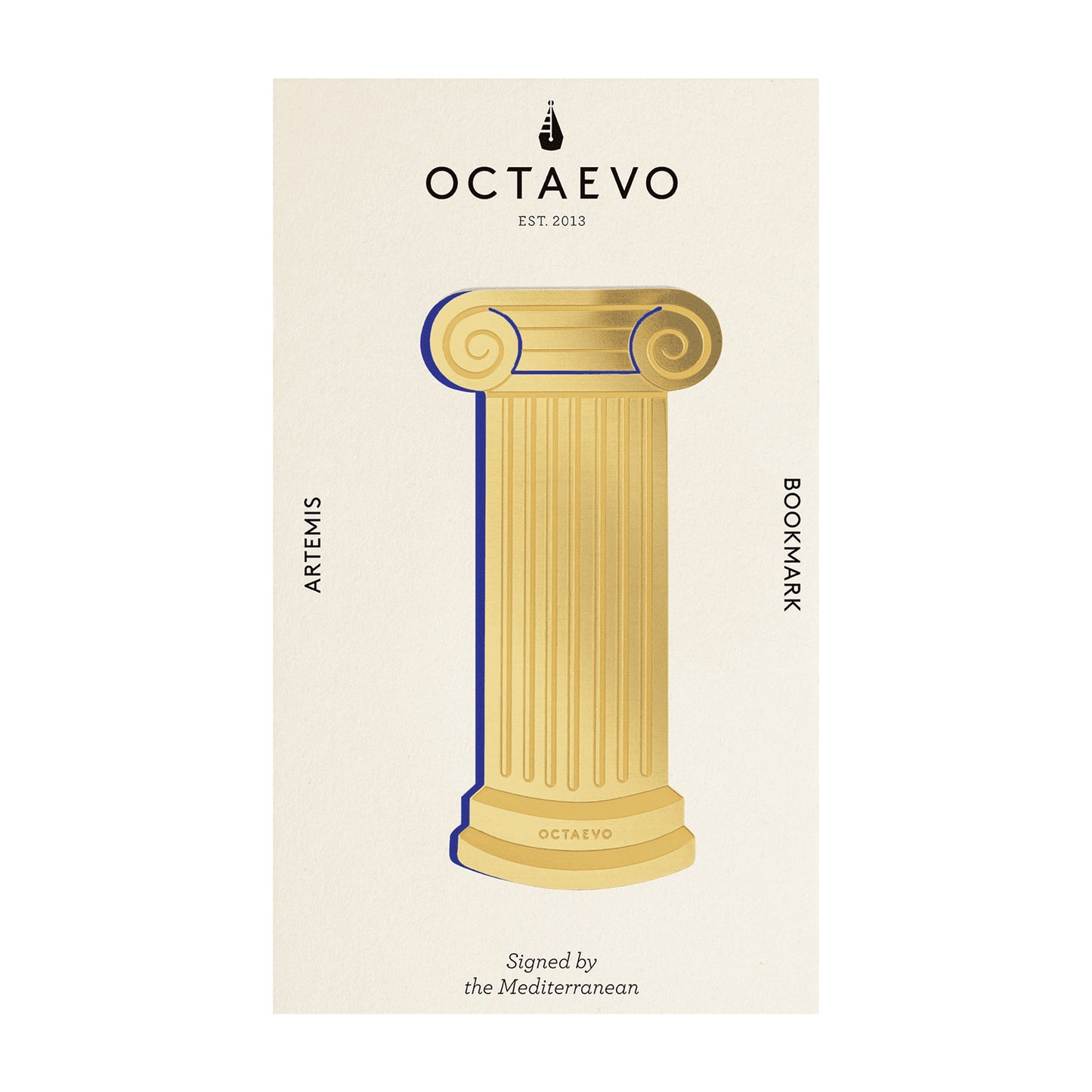 Octaevo Brass Artemis Bookmark