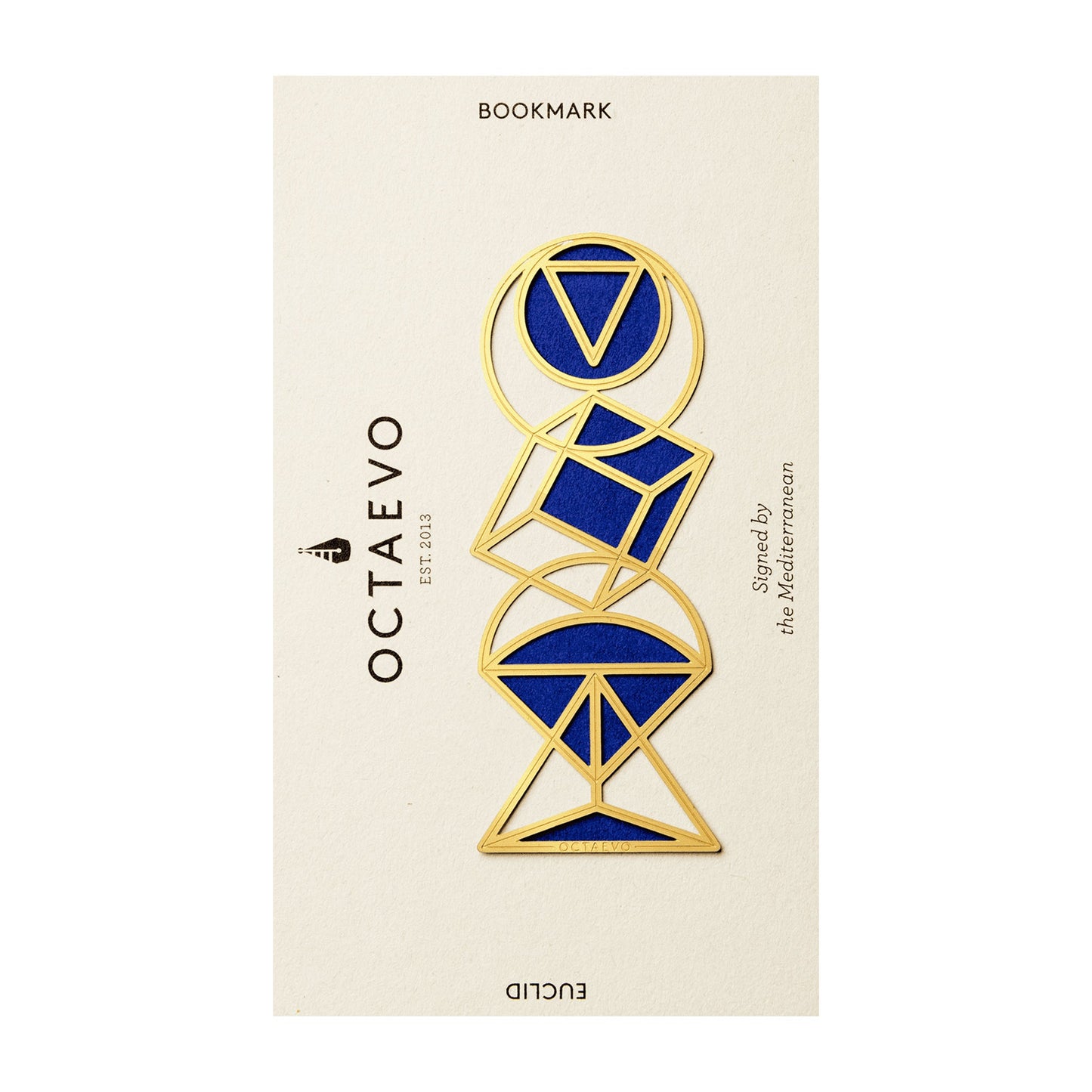 Octaevo Brass Euclid Bookmark