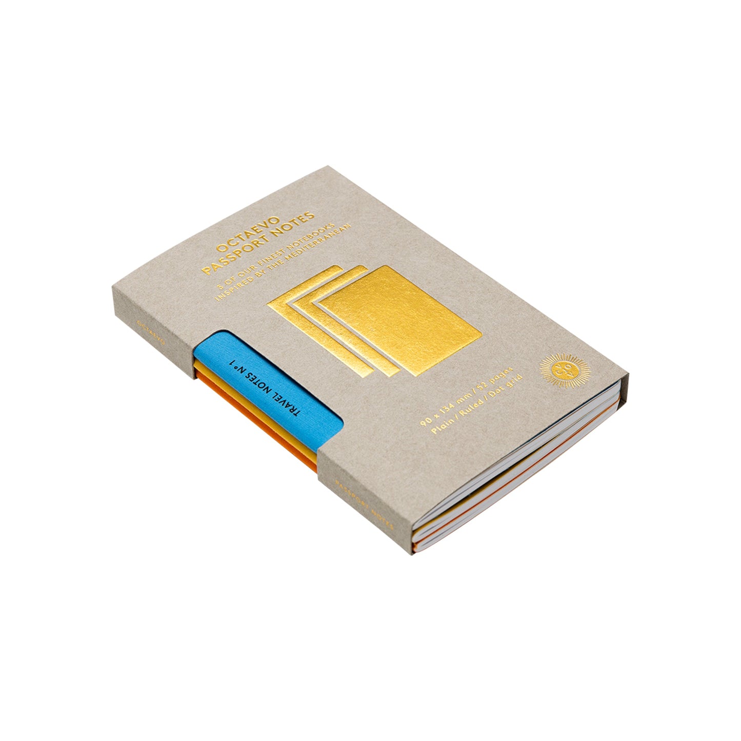 Octaevo Passport Travel Notes Box of 3