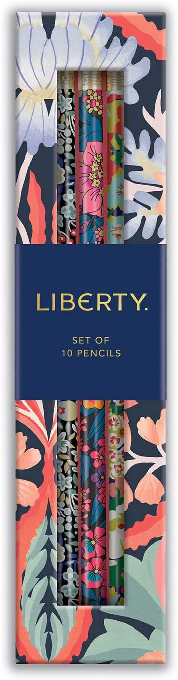 {Chronicle Books} Liberty London Everyday Floral Pencils :: Set of 10