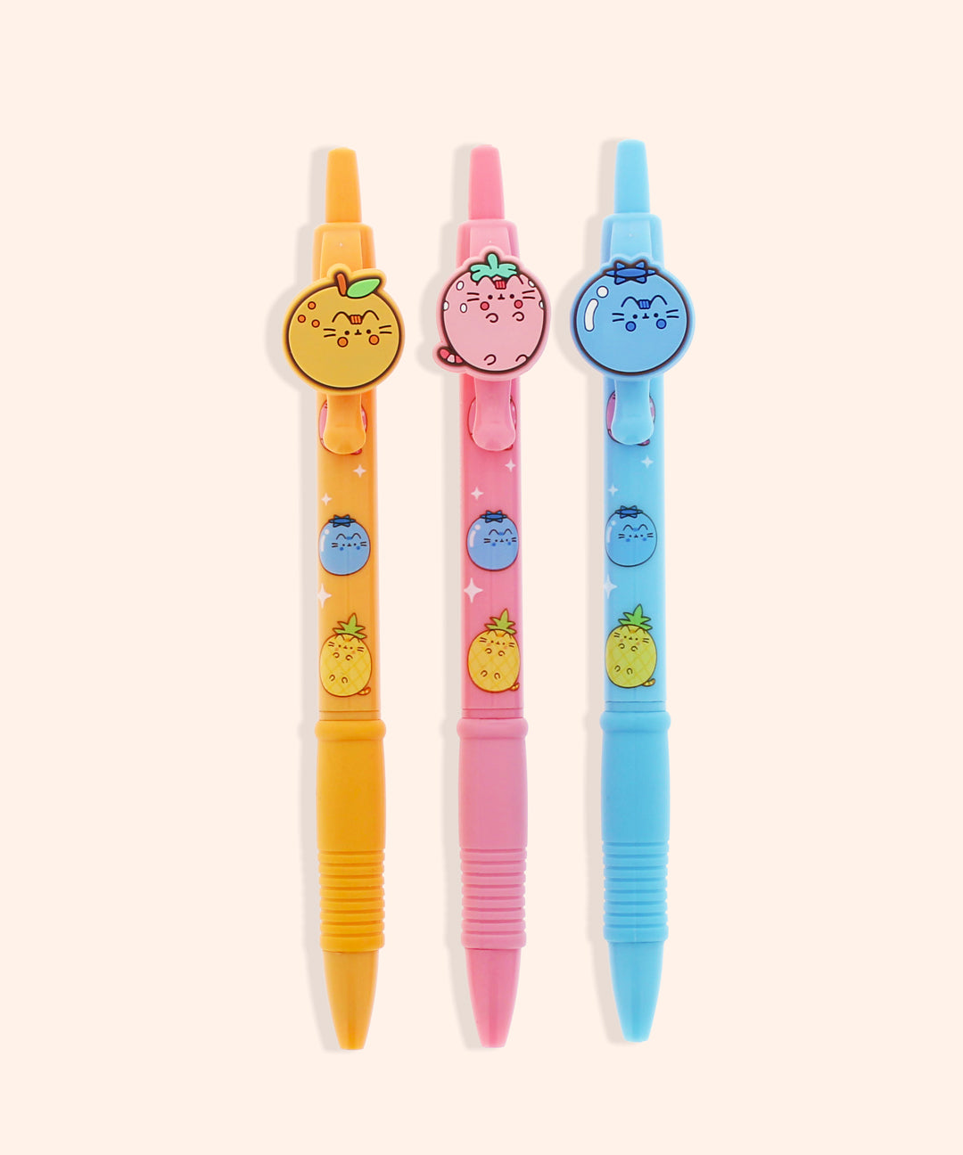 Pusheen Fruits 3-Pen Set