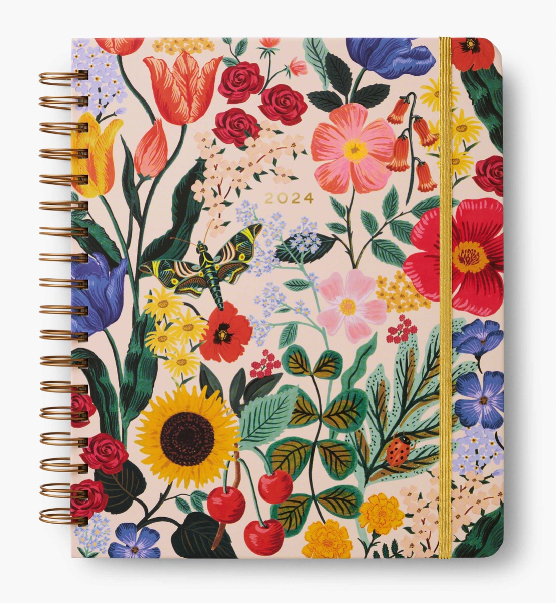 2024 17-Month Hardcover Spiral Planner