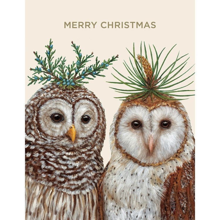 {Hester & Cook} Holiday Notecards :: Winter Owls :: Set of 6