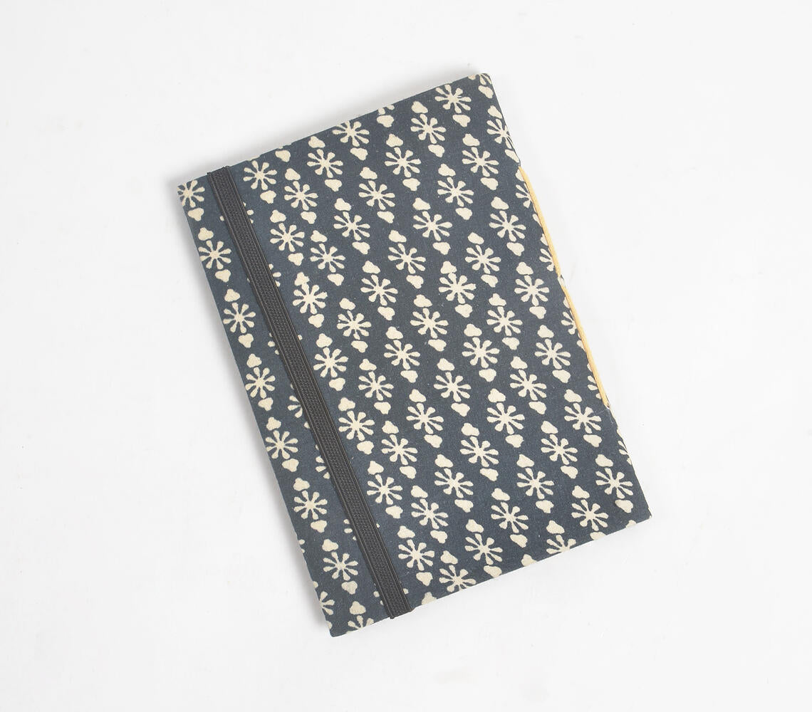 Monotone Printed Fabric Diary