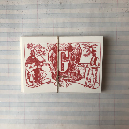 {Parcel} Spanish Monogram Notecards :: G