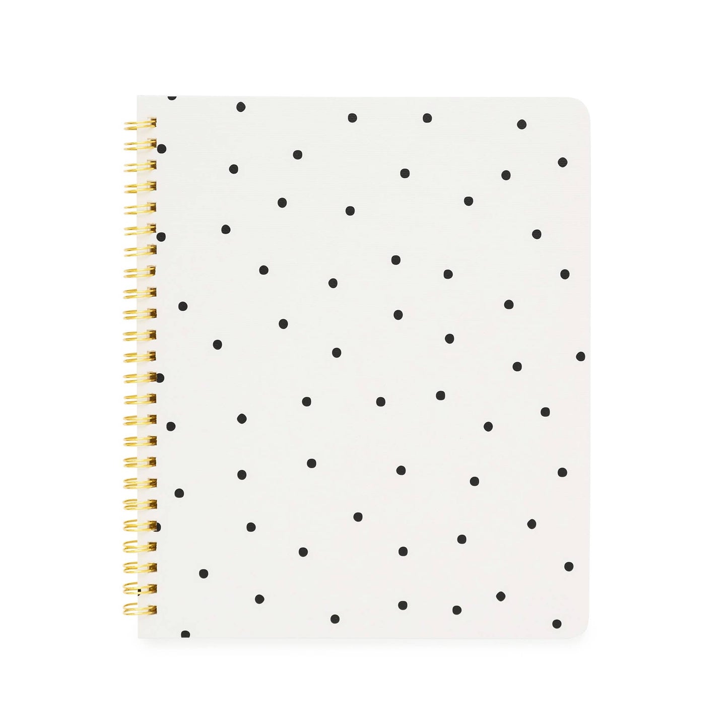 {Sugar Paper} Spiral Notebook :: Cream + Black Scatter Dot